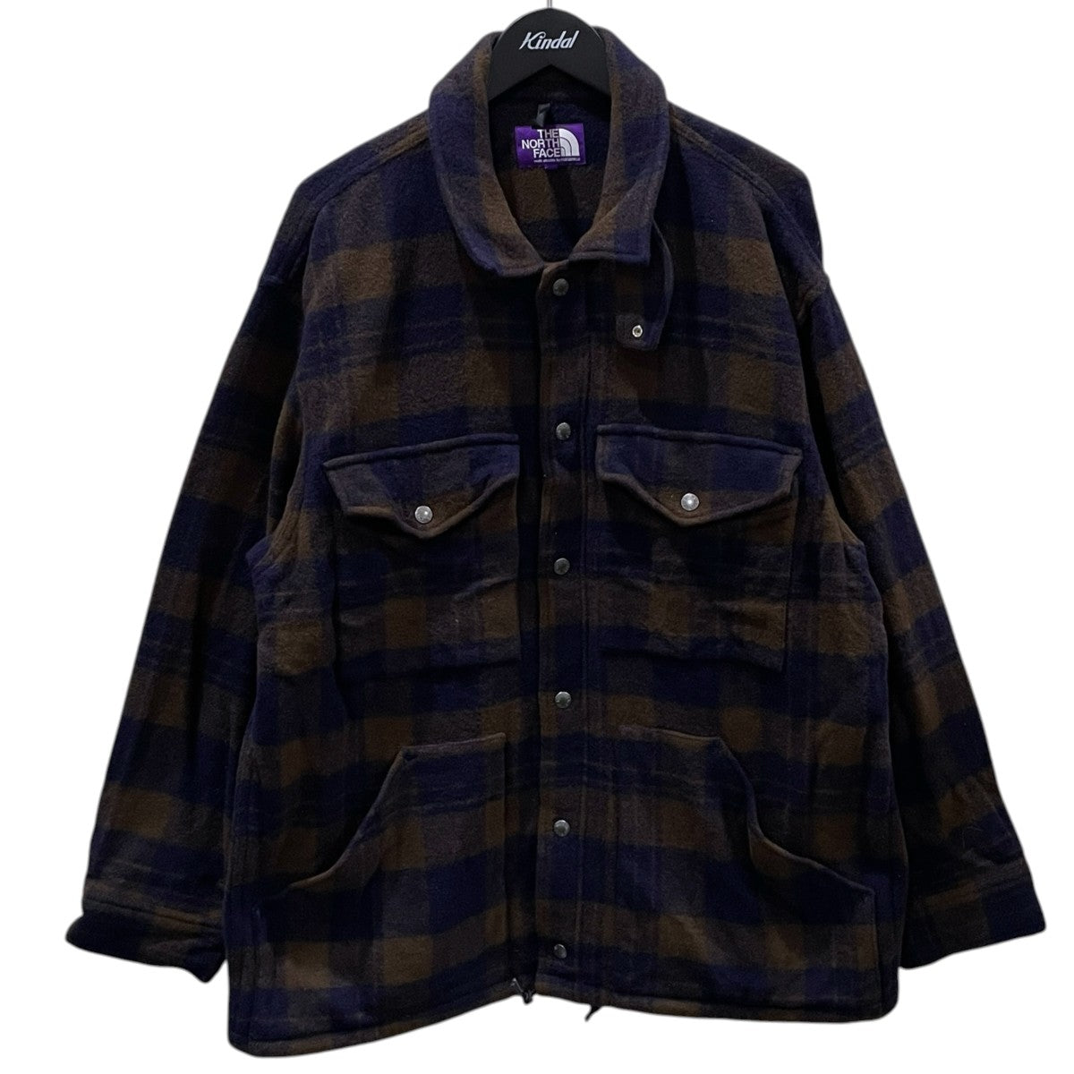 23AW チェック柄ジャケット Wool Field CPO Jacket ウール フィールド シーピーオー ジャケット NP2367N