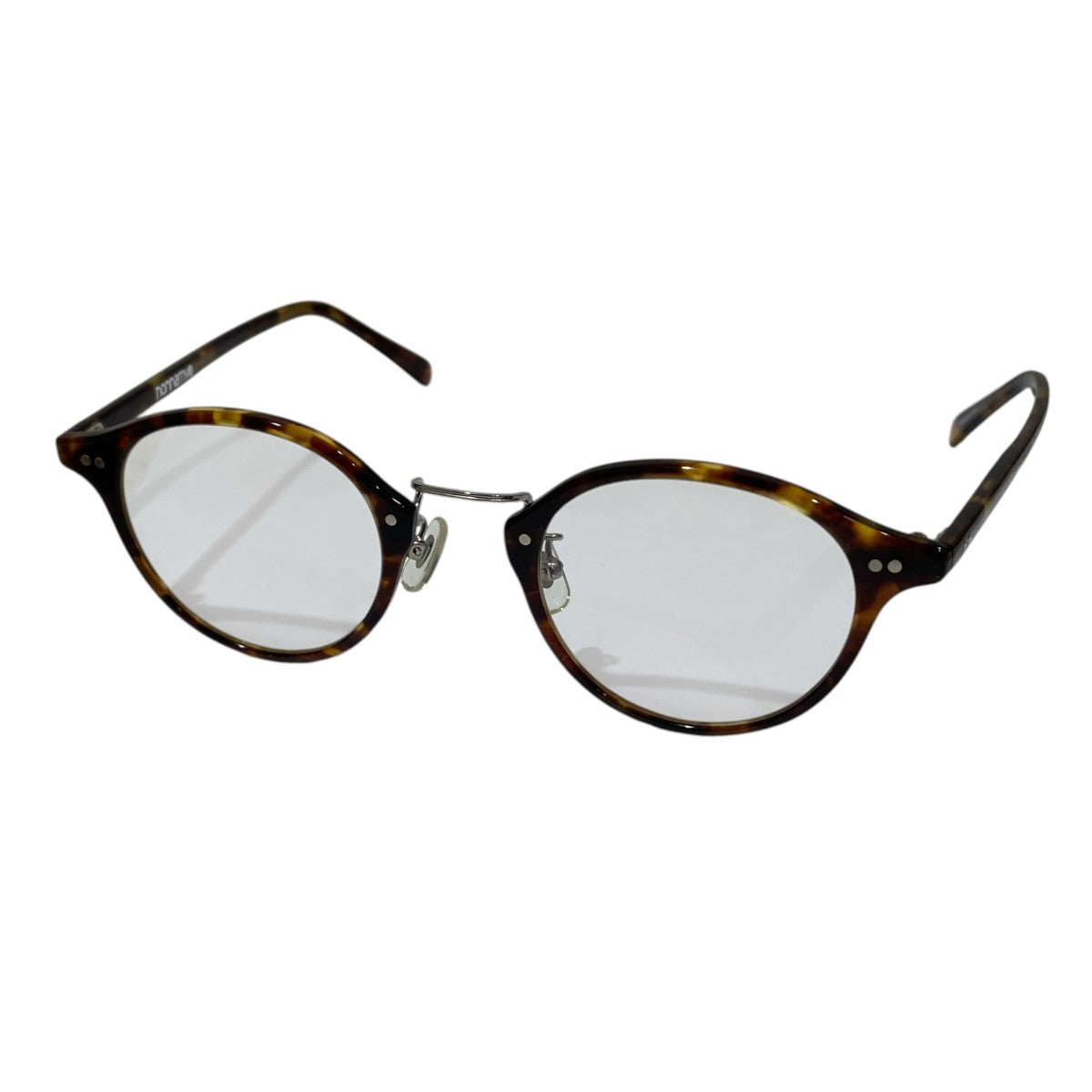 かねこ nonnative×KANEKO OPTICAL(金子眼鏡) サングラス フレーム：ブラウン