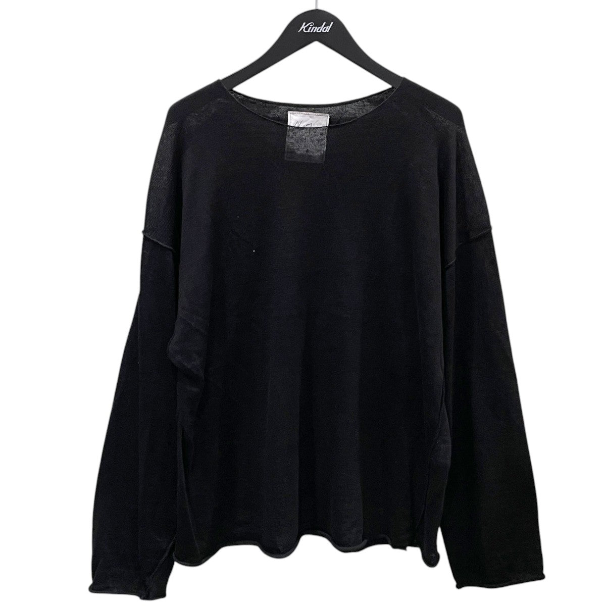 26SS リネンニットセーター Inside-Cut Linen Knit EX インサイド カット リネンニット エキスクルーシブ ANC-GRD-KN01