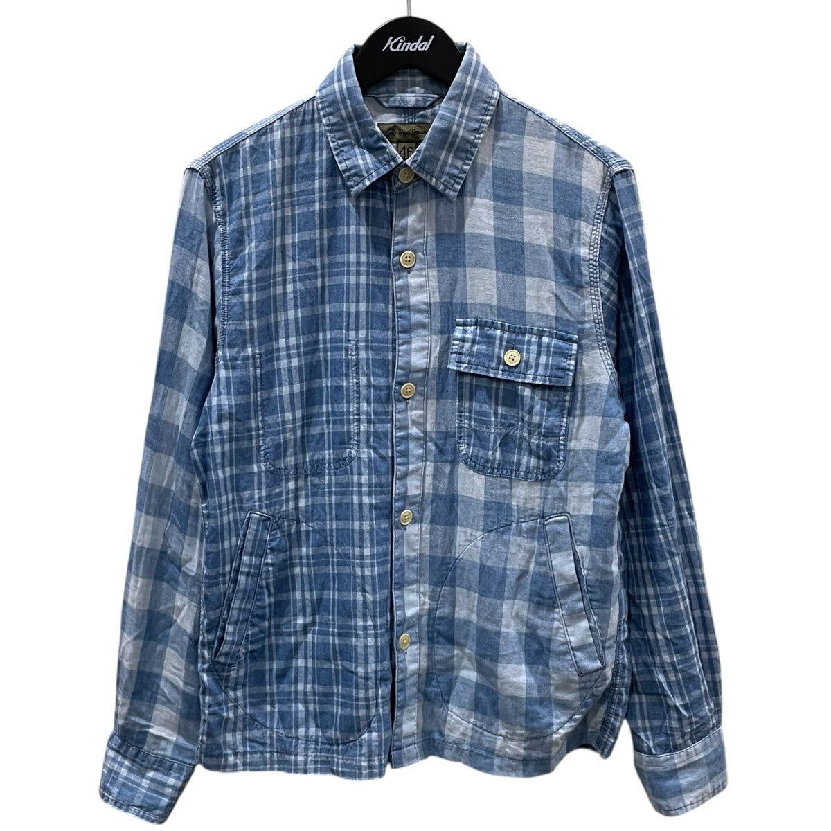 チェック柄シャツ WW2 BRITISH ARMY SHIRT (CRAZY CHECK) WW2 ブリティッシュアーミーシャツ(クレイジーチェック) 8050030500