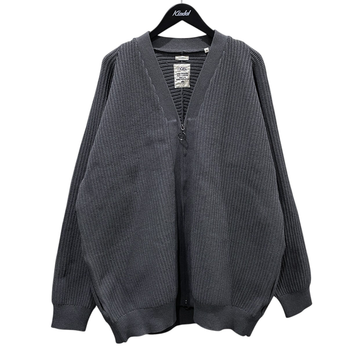 nanamica(ナナミカ) 25AW ジップアップカーディガン 5G Zip Cardigan 5