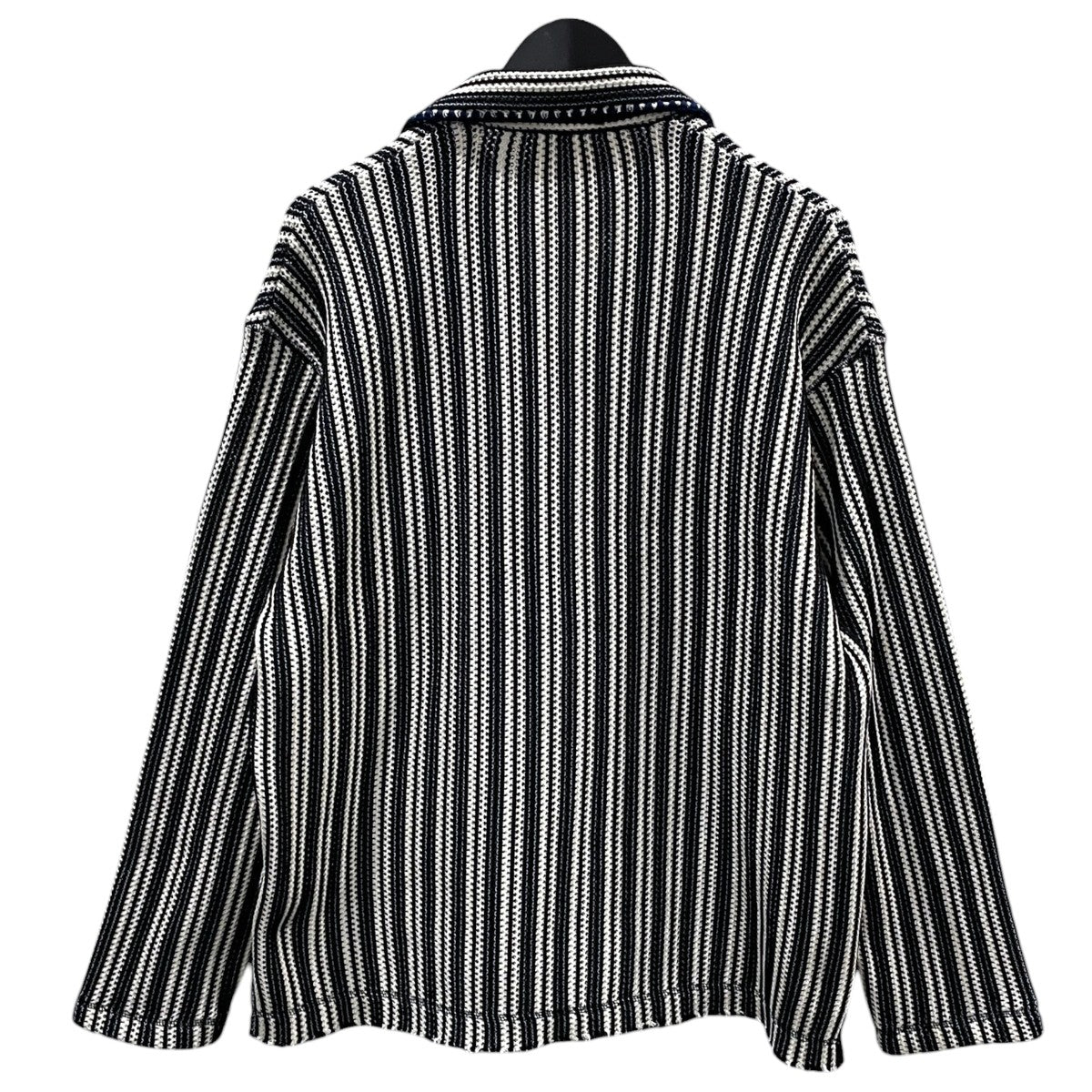 26SS ストライプ柄ニットジャケット Knitting Stripe Shirt ニッティングストライプシャツ A2562UTS457