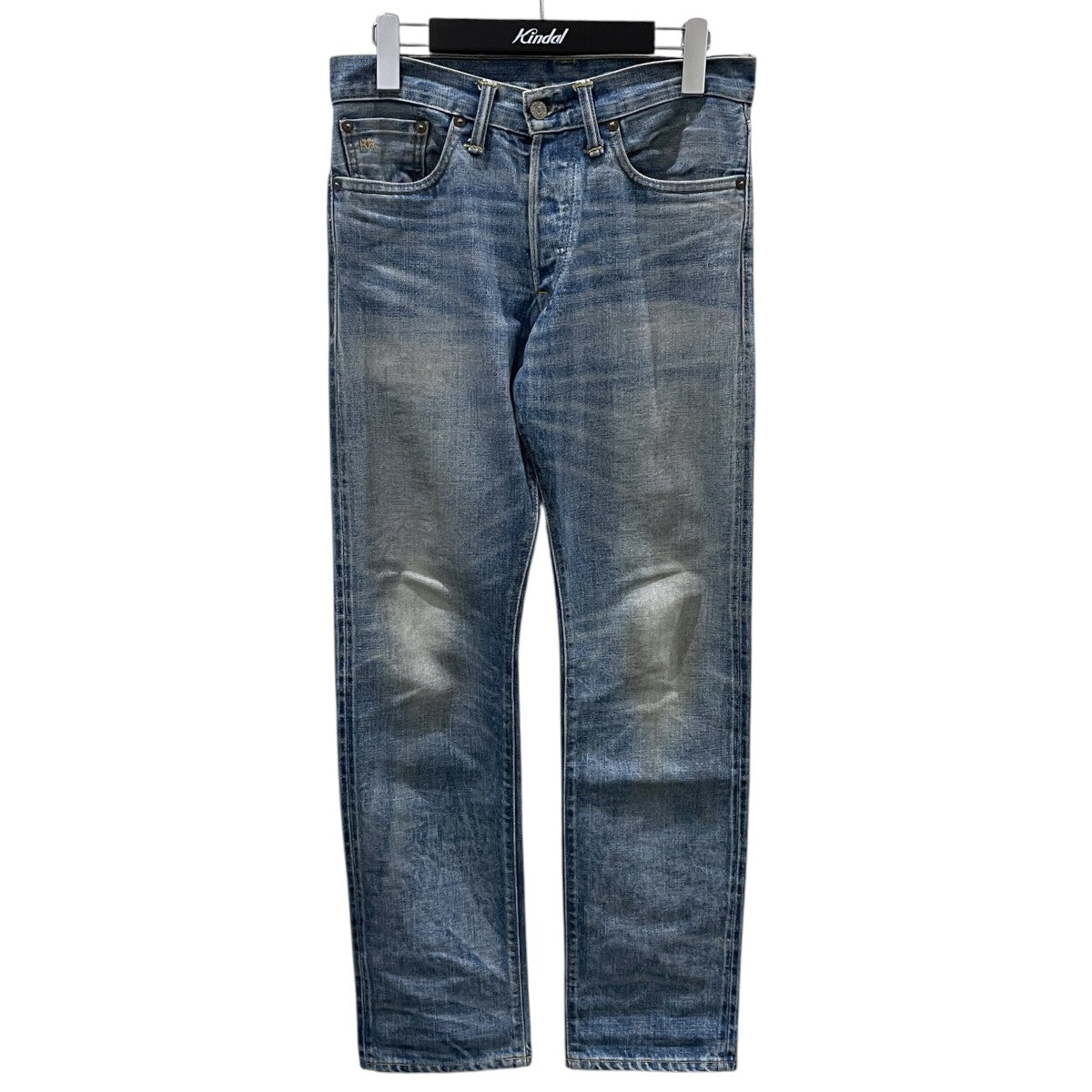 RRL(ダブルアールエル) 加工デニムパンツ LOW STRAIGHT ローストレート