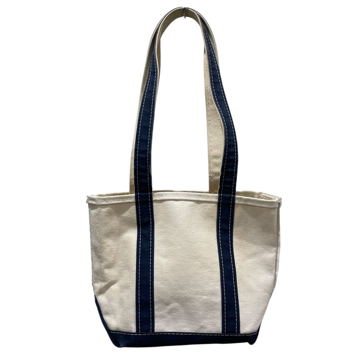 【良品】90's エルエルビーン ボートアンドトート ロングハンドル ネイビー L．L．Bean(エルエルビーン) ロングハンドルトートバッグ BOTE AND