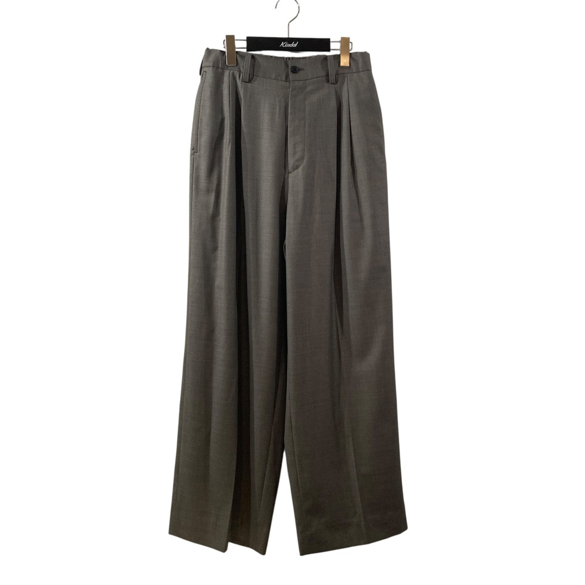 26SSEXTRA FINE WOOL EASY LONG WIDE TROUSERSウールイージースラックスパンツST.1611