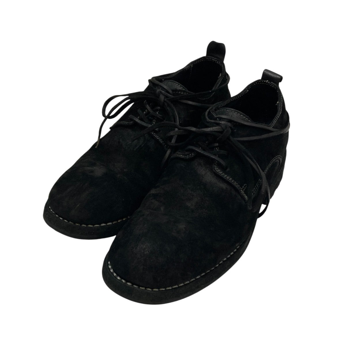GUIDI(グイディ) 26SSDADDY SHOES COATED BLKT for BIOTOPレザー