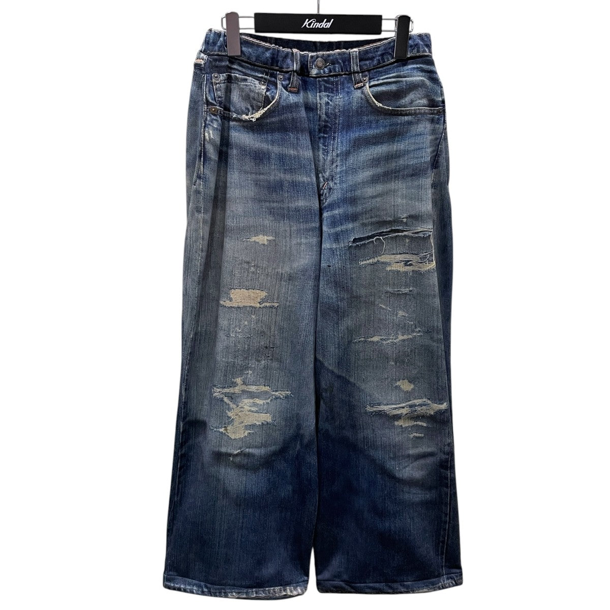 デニムプリントイージーパンツ DENIM PRINT WIDE PT ワイドパンツ 2526AW-PT-002