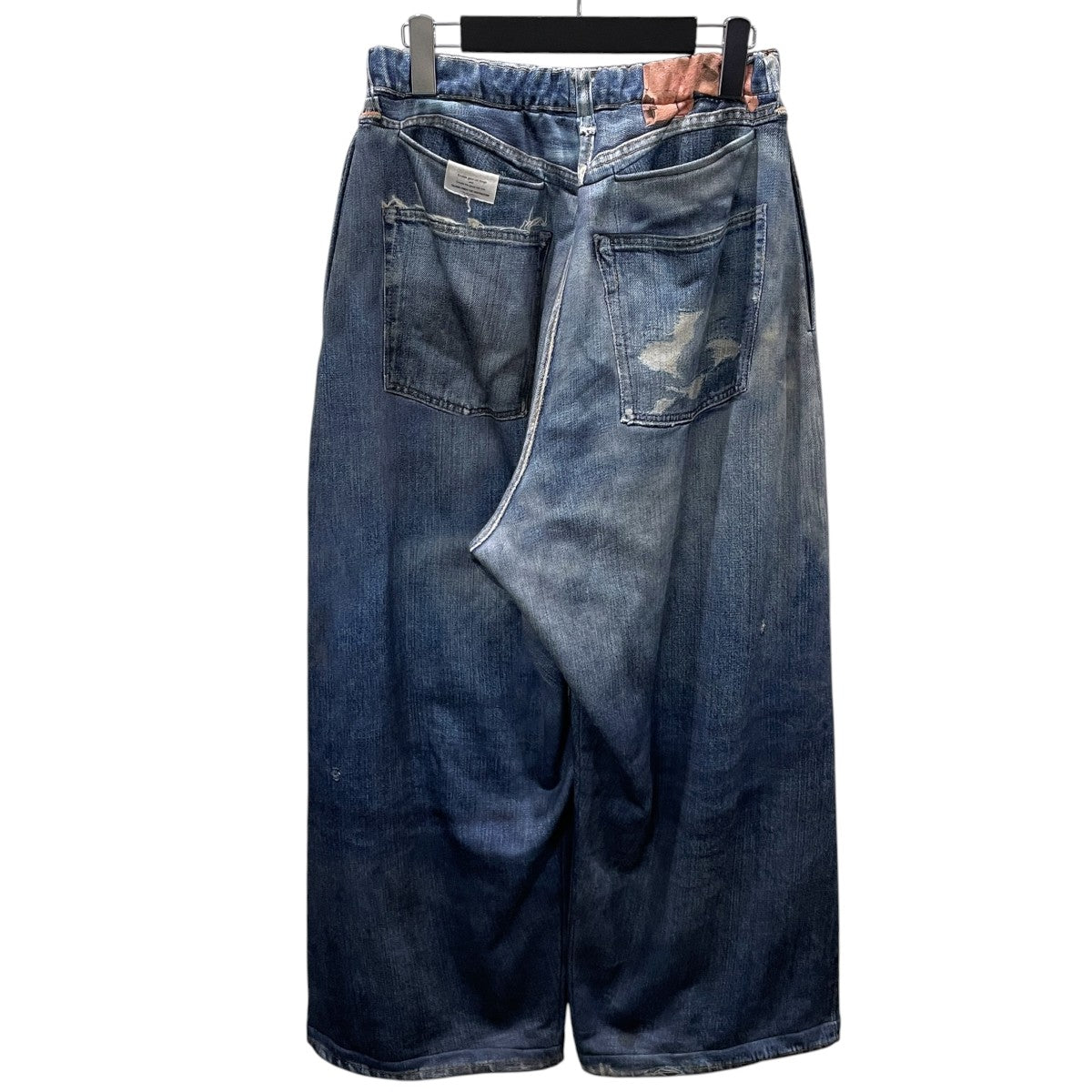 デニムプリントイージーパンツ DENIM PRINT WIDE PT ワイドパンツ 2526AW-PT-002