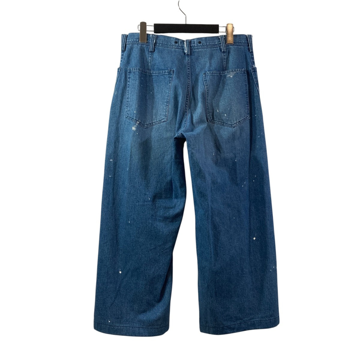 NAVY SELVEDGE NEP DENIM TROUSERデニムパンツIT24S487AP