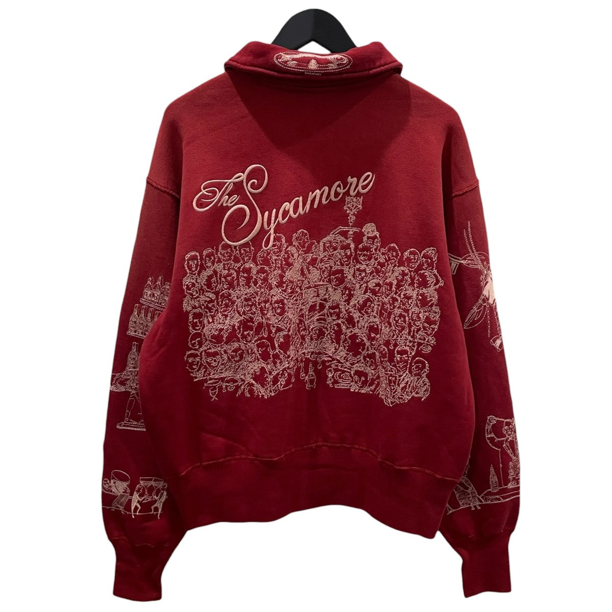 24AW 15oz ヘビーウェイト裏毛プルオーバースウェットトレーナー RESTAURANT 1/4 ZIP レストラン クォータージップ