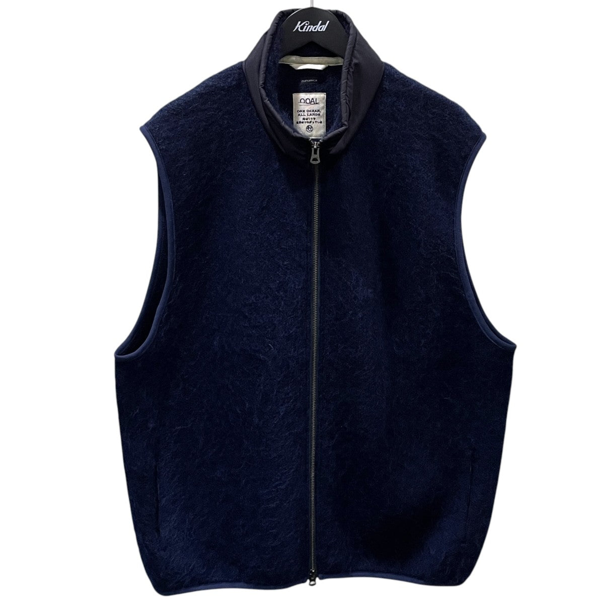 nanamica(ナナミカ) 24AW ジップアップモヘアベスト Zip-Up Mohair