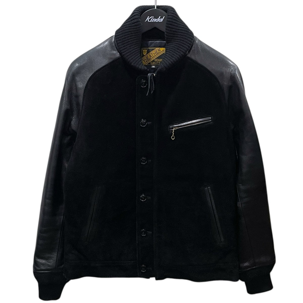 レザージャケット STEER ROUGHOUT & STEER OIL RIB JACKET ステアラフアウトアンドステアオイルリブジャケット TB-136