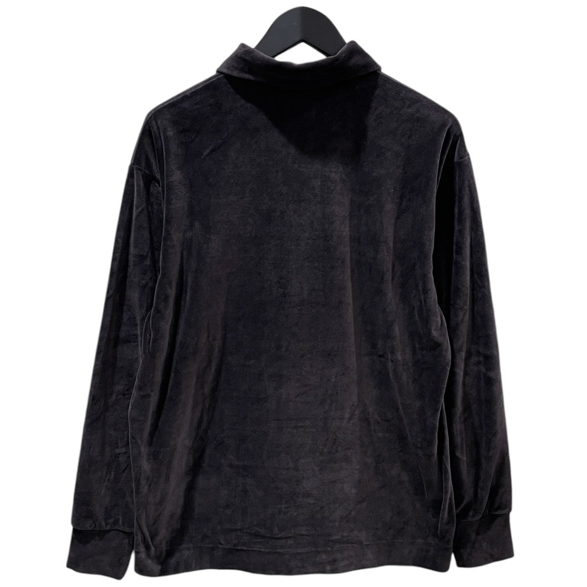 ベロア長袖ポロシャツ L/S Polo Shirt - Cotton Velour ロングスリーブポロシャツコットンベロア QV351