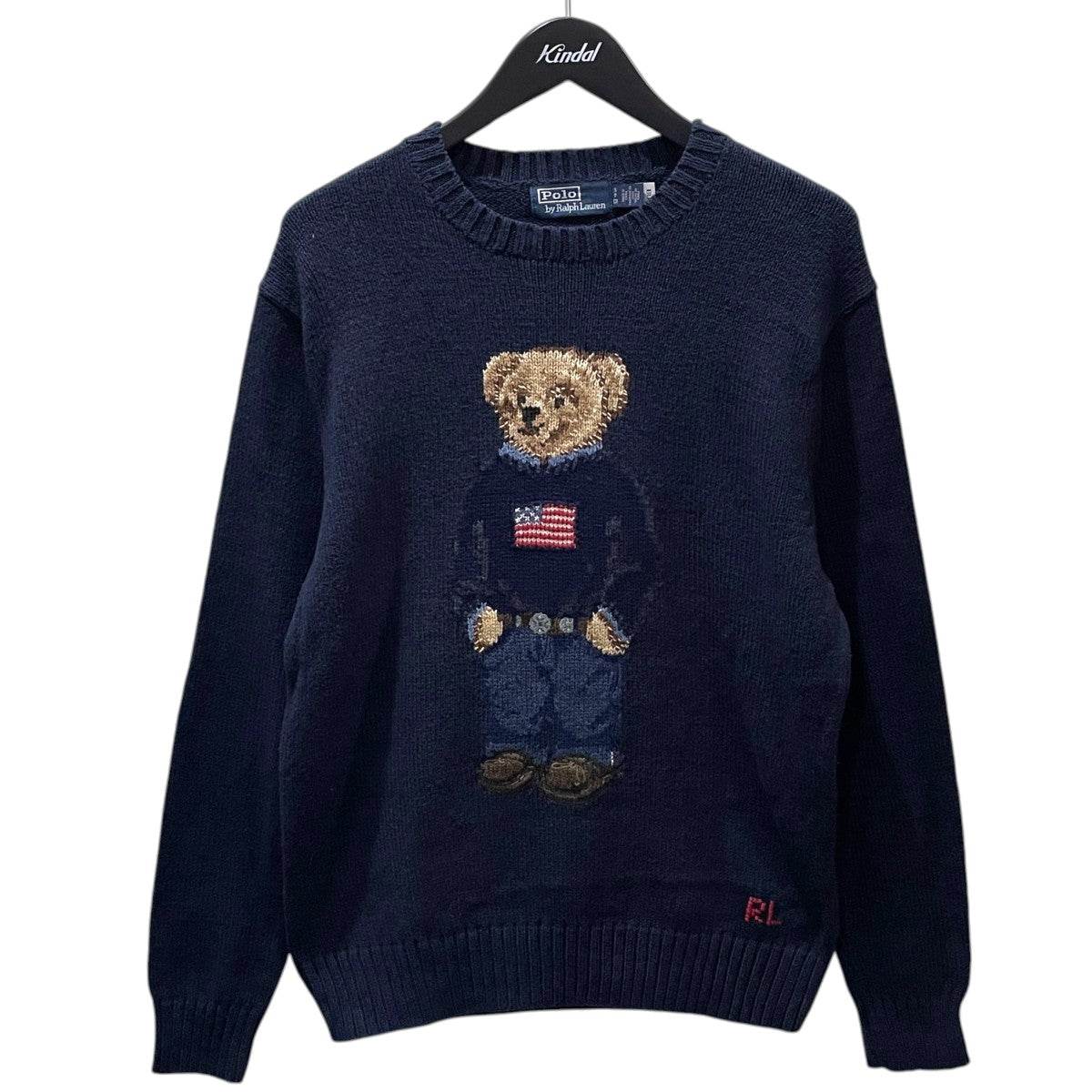 ポロベア フラッグコットンリネンセーター Polo Bear Flag Cotton-Linen Sweater