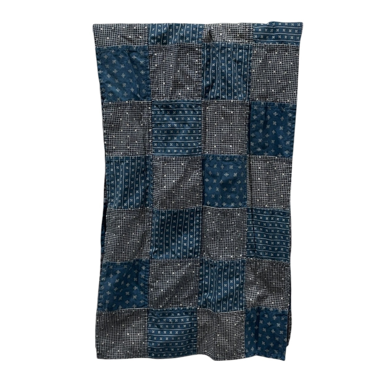 インディゴパッチワークスカーフ Indigo Patchwork Scarf