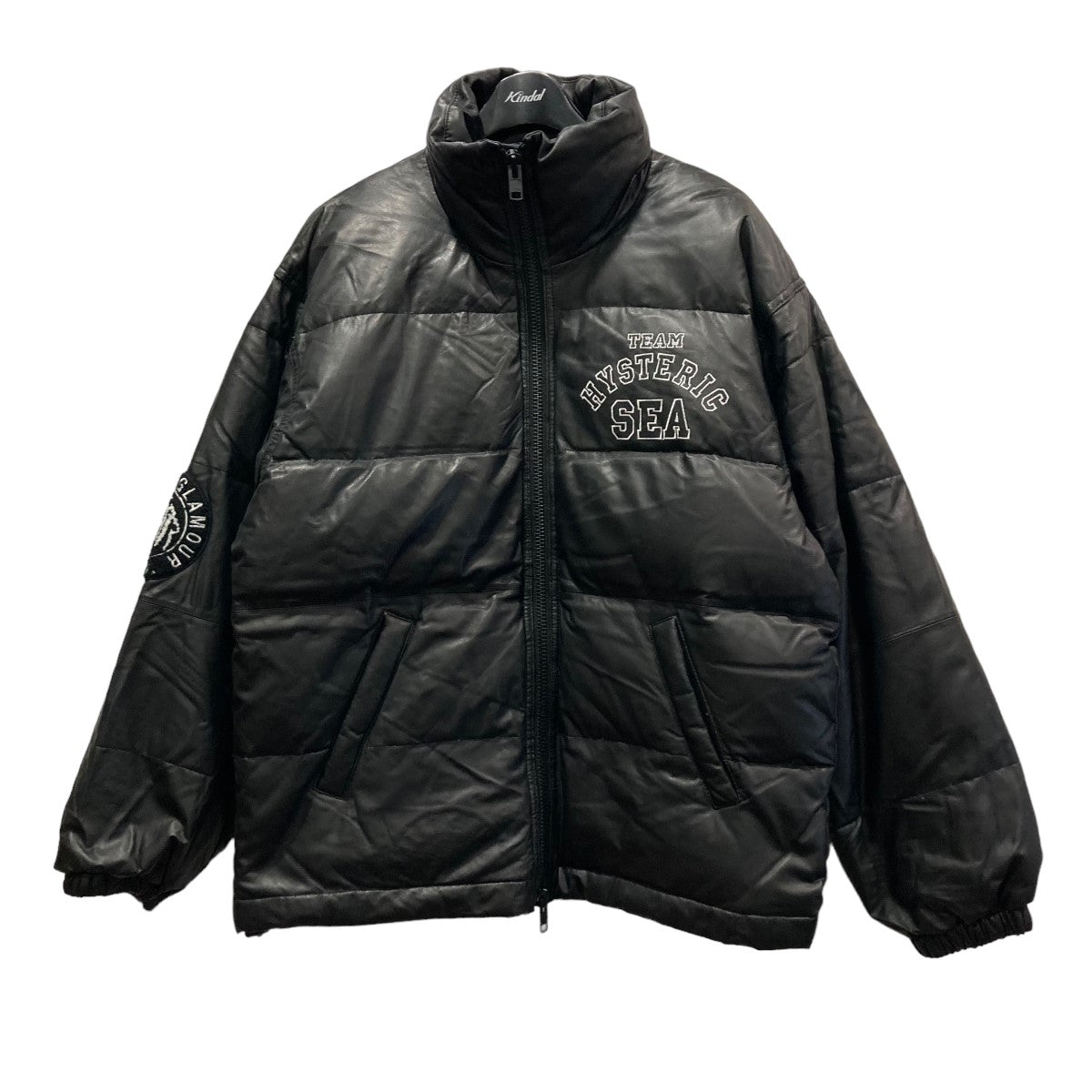 WIND AND SEA×HYSTERIC GLAMOUR 「LEATHER DOWN」レザーダウン
