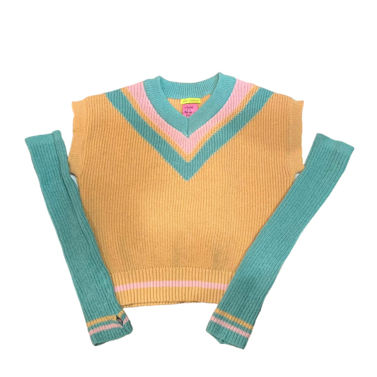 「3WAY Special tilden Knit Sweater」取り外しスリーブ付きニットベスト
