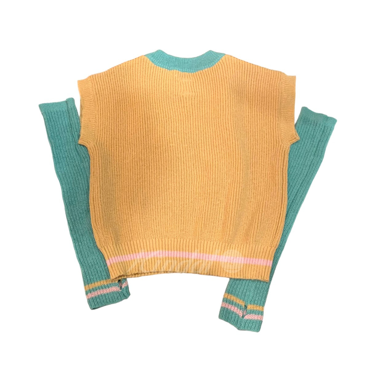 「3WAY Special tilden Knit Sweater」取り外しスリーブ付きニットベスト