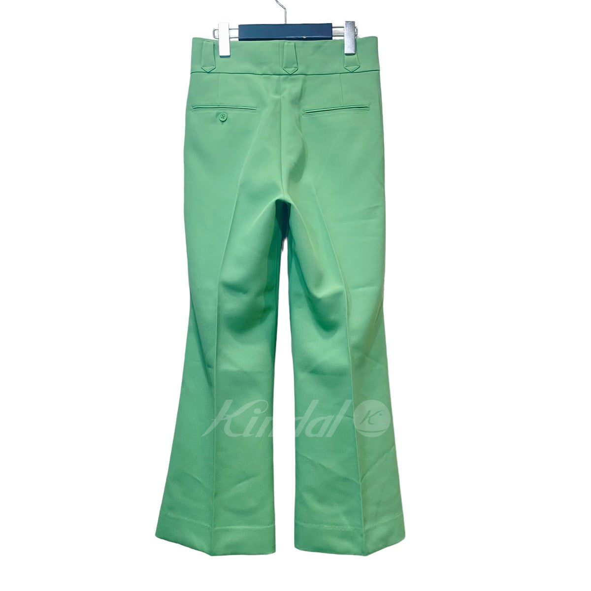 23SS「Pintuck mega flare slacks」スラックス