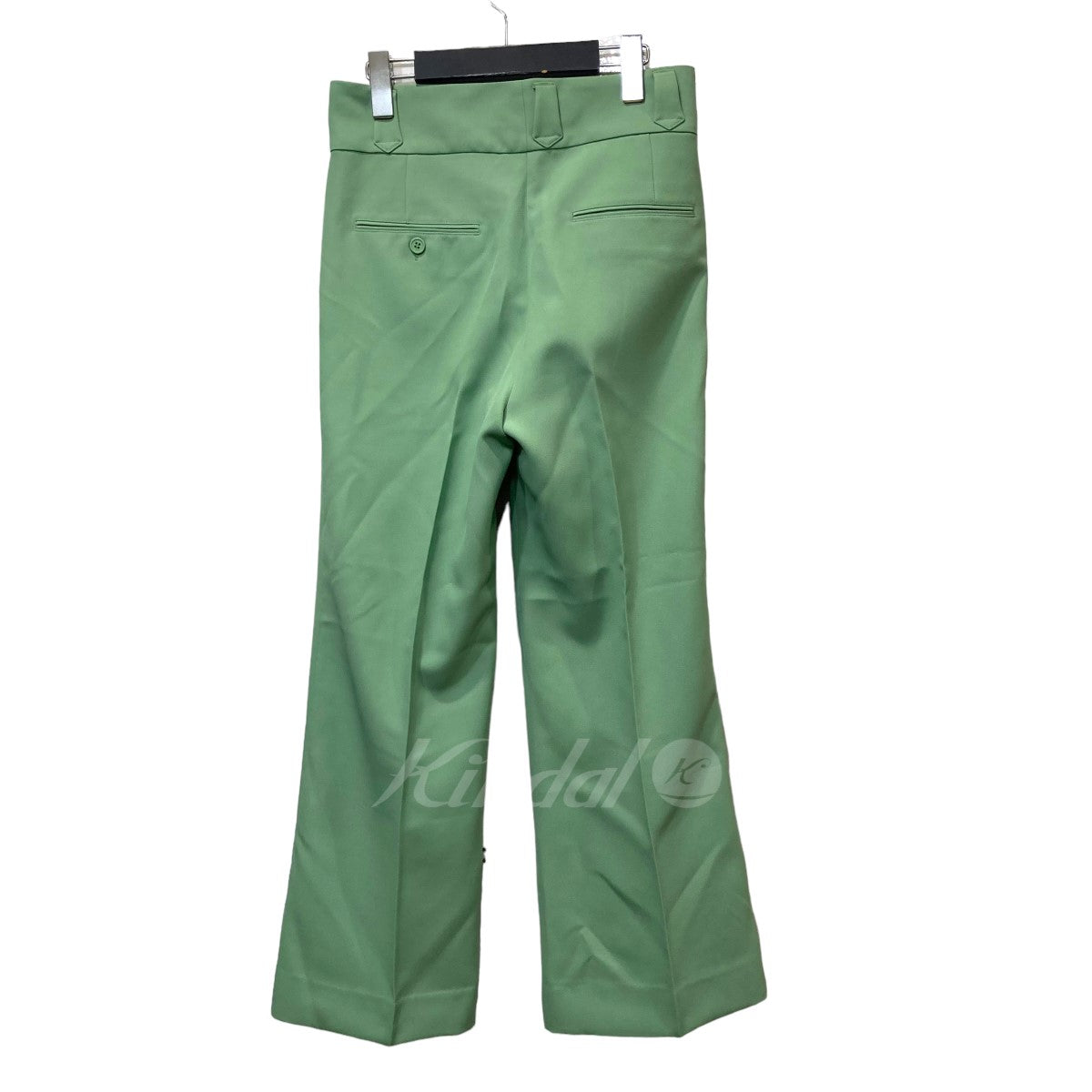 23SS「Pintuck mega flare slacks」フレアスラックスパンツ