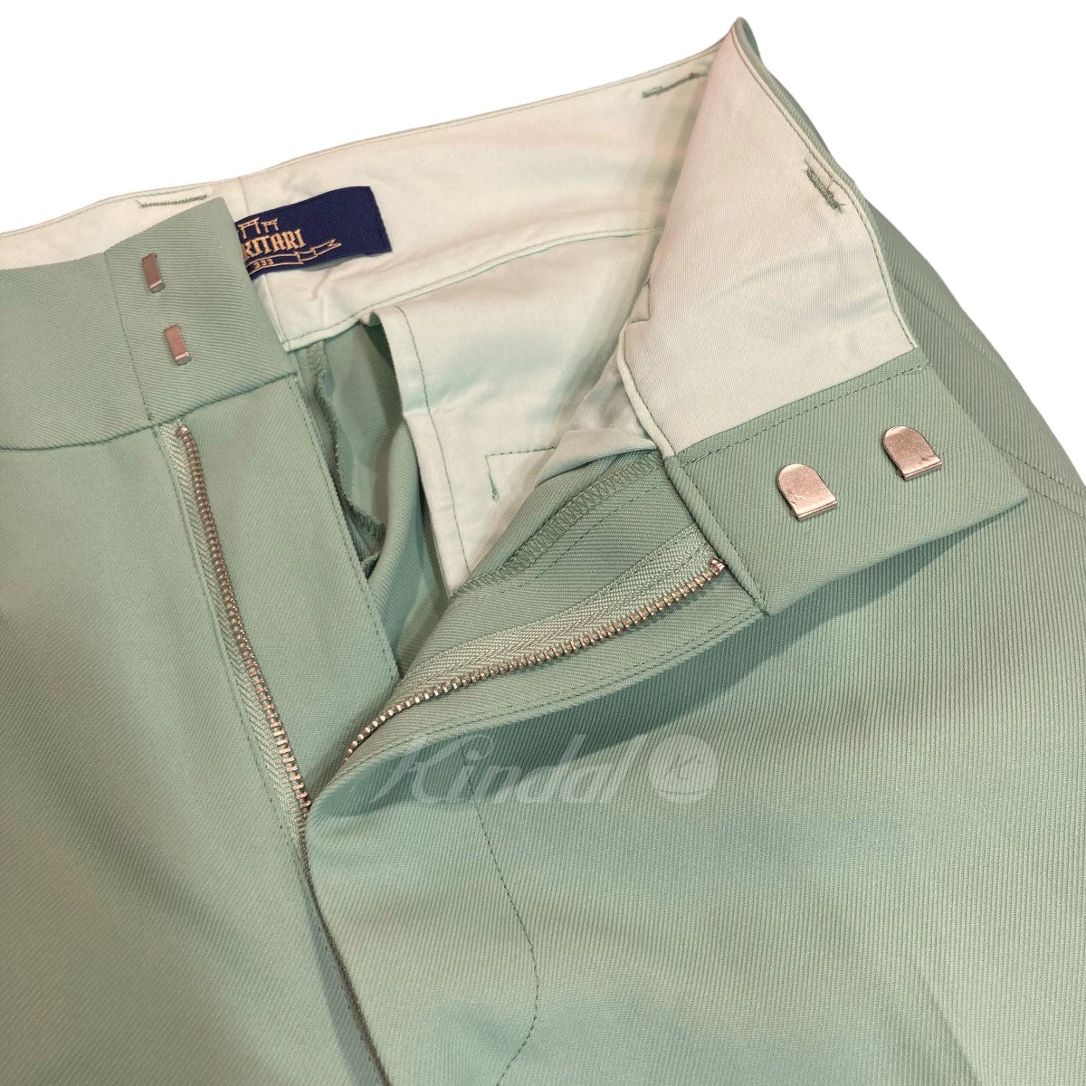 23SS「Pintuck mega flare slacks」フレアスラックスパンツ