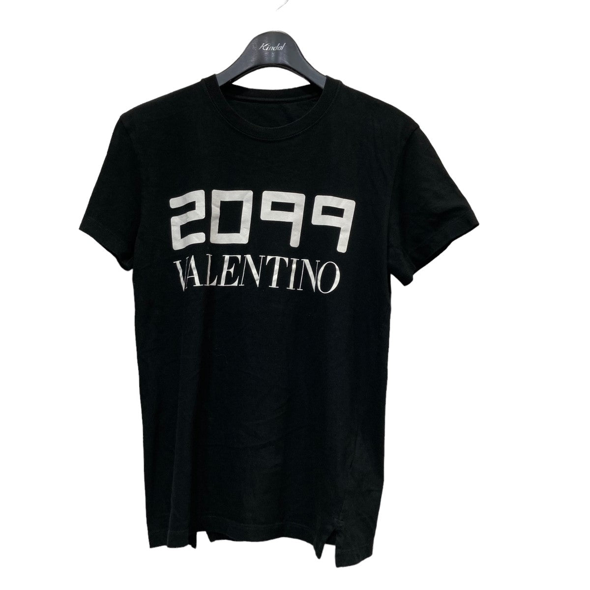 VALENTINO(ヴァレンチノ) 「2099 Valentino Logo T-shirt」2099ロゴプリントTシャツ 0000048433 01  ブラック サイズ XS｜【公式】カインドオルオンライン ブランド古着・中古通販【kindal】