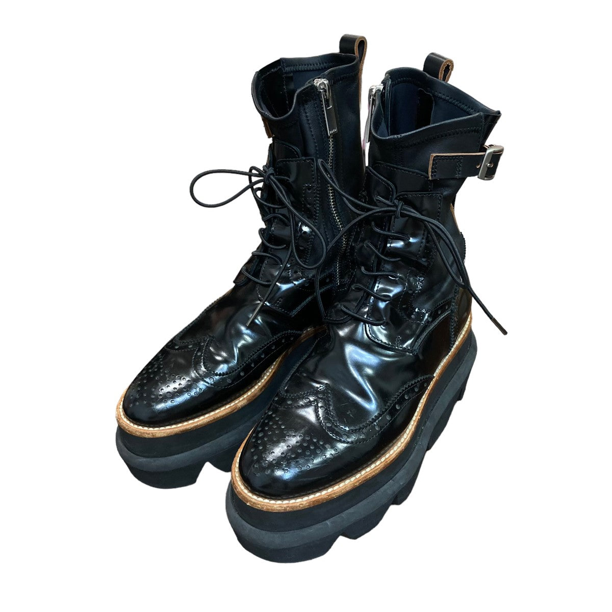 sacai(サカイ) 「Wingtip Engineer Sock Boots」ウイングチップ ...
