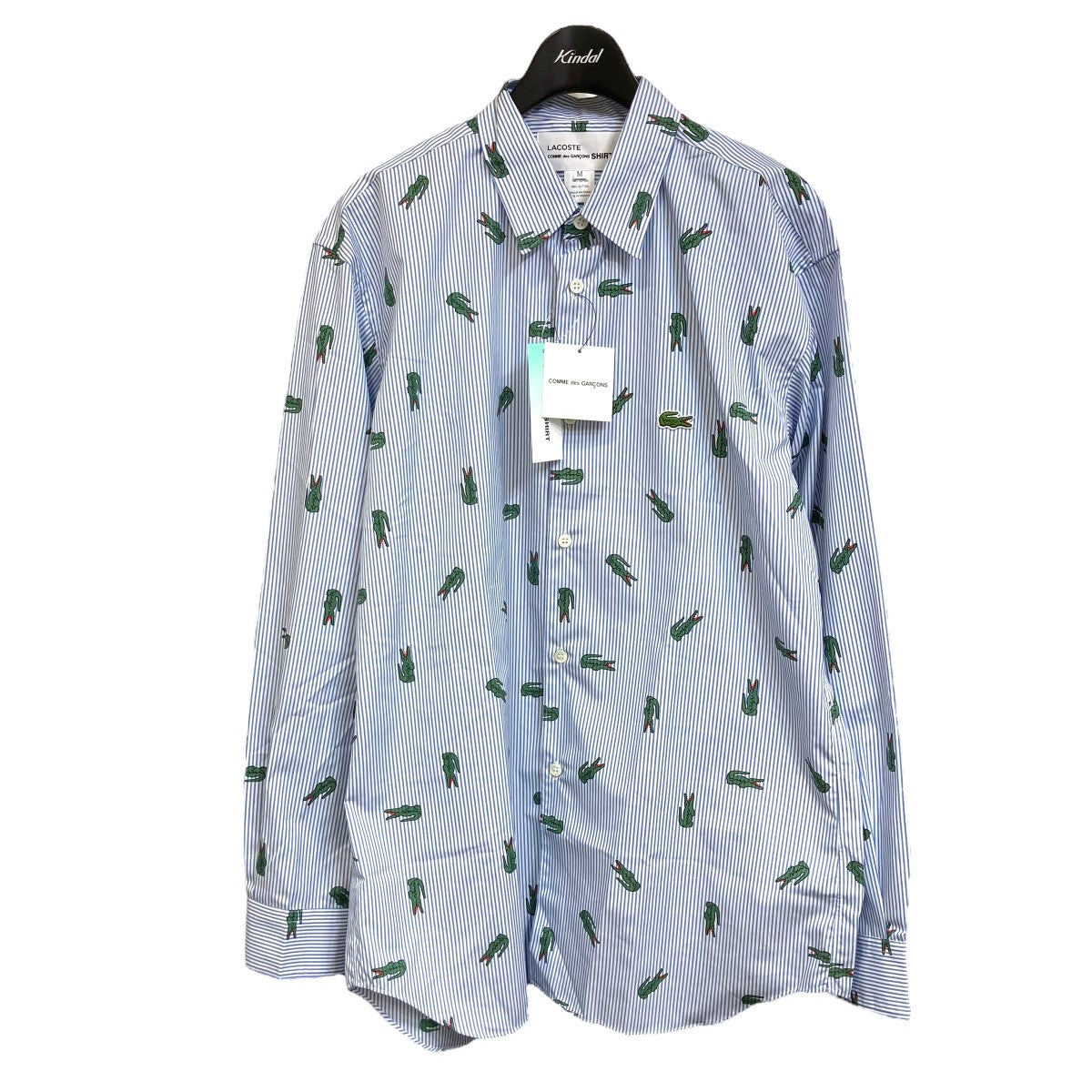 COMME des GARCONS SHIRT×LACOSTE 23AW ストライプシャツ FL-B004-W23 ...