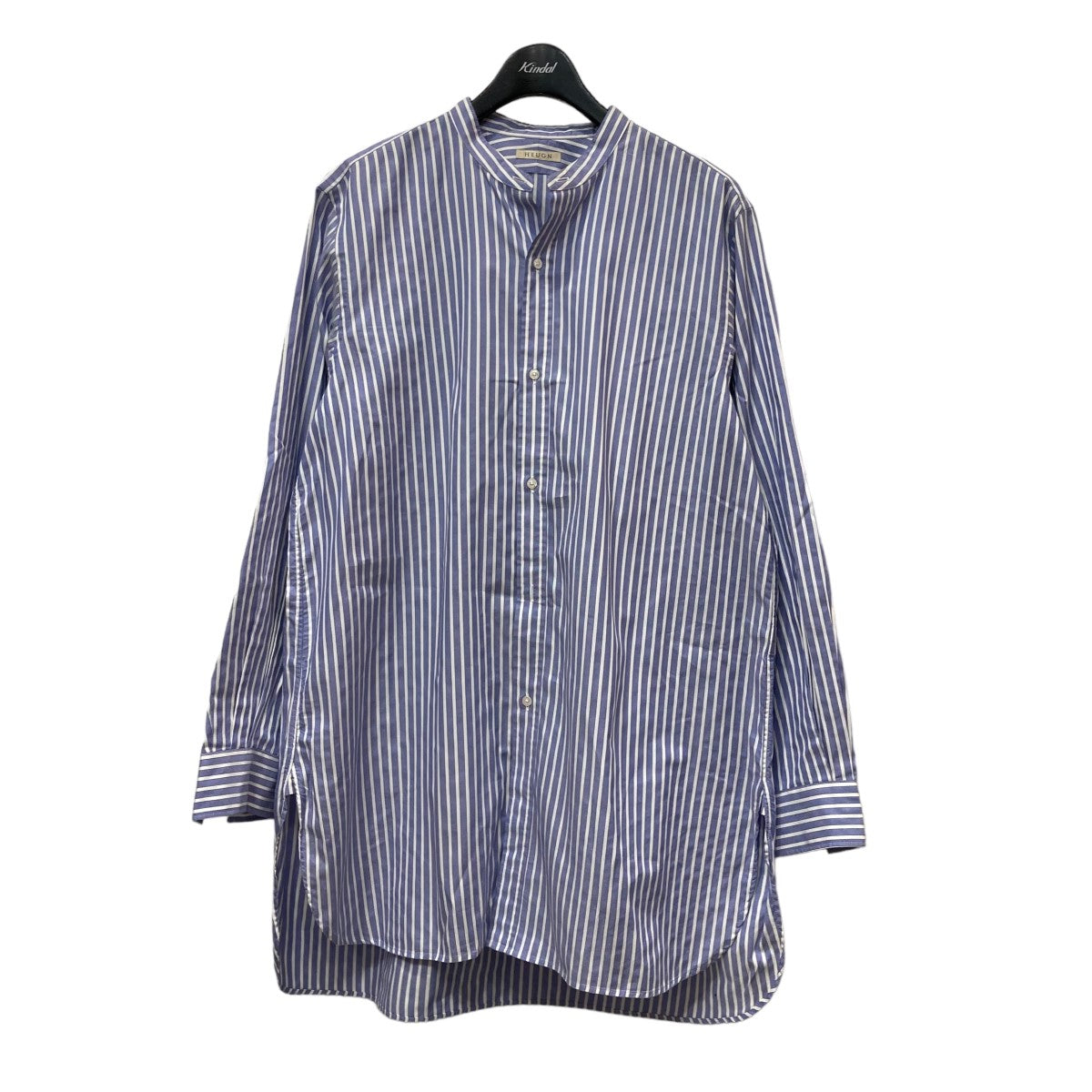 HEUGN(ユーゲン) 「ROB Band Collar Shirt」バンドカラーストライプシャツ SHIRT034 SHIRT034  ブルー×ホワイト サイズ L｜【公式】カインドオルオンライン ブランド古着・中古通販【kindal】