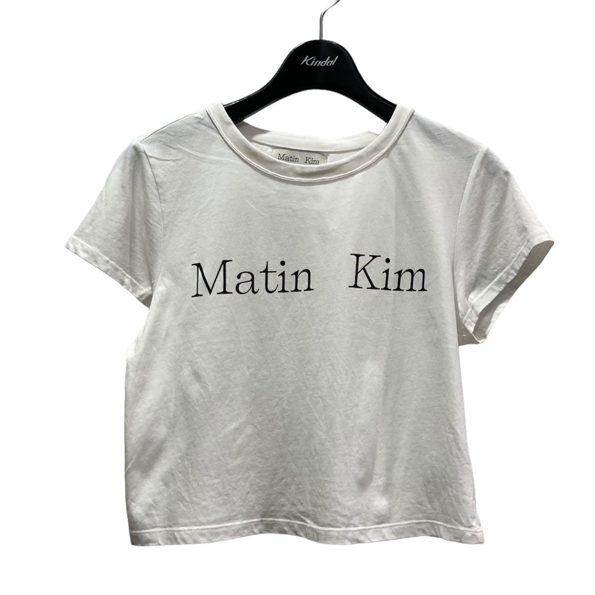 MATIN KIM(マーティンキム) ロゴプリントTシャツ ホワイト サイズ S｜【公式】カインドオルオンライン ブランド古着・中古通販【kindal】