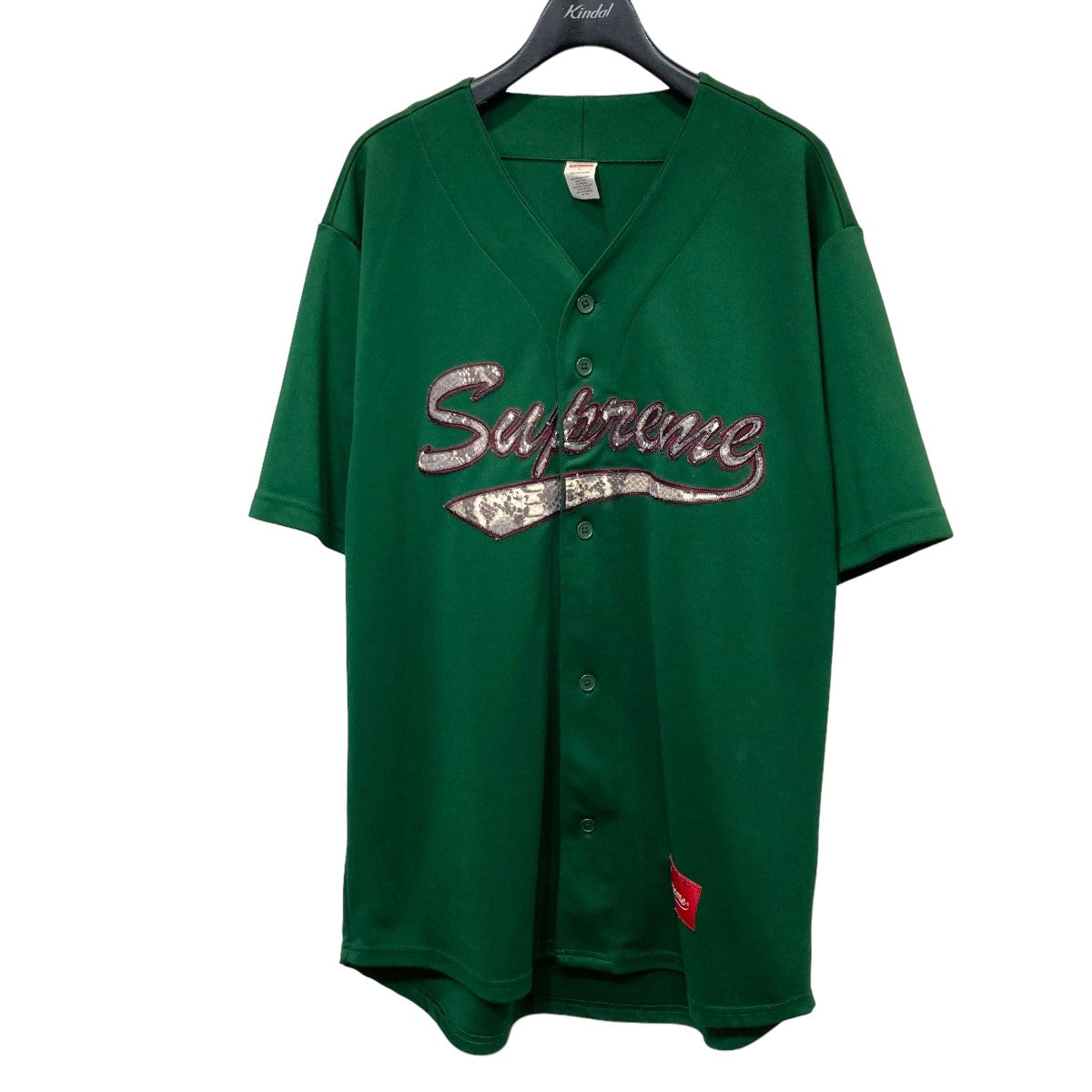 Supreme(シュプリーム) 17AWSnake Script Logo Baseball Jerseyベース ...