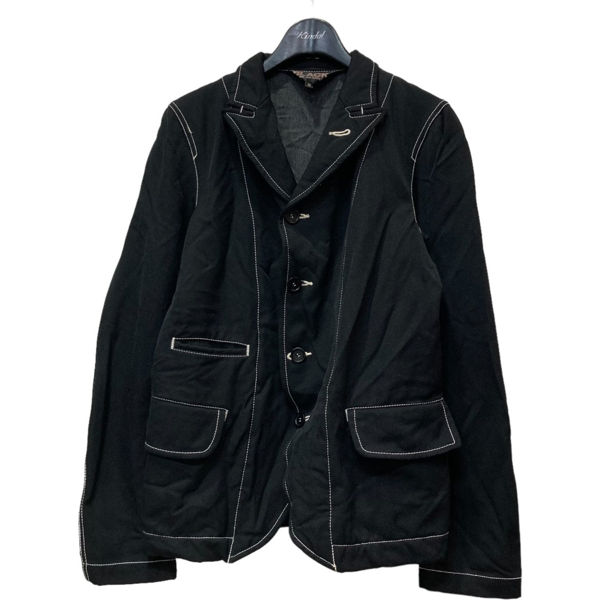 BLACK COMME des GARCONS ガーメントダイポリエステルジャケット 1J