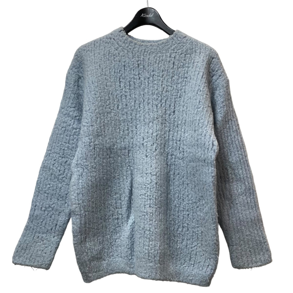 AURALEE(オーラリー) MILLED WOOL MOLE KNIT BIG P／OミルドウールプルオーバーニットA22AP025SR  A22AP025SR スカイブルー サイズ 1｜【公式】カインドオルオンライン ブランド古着・中古通販【kindal】