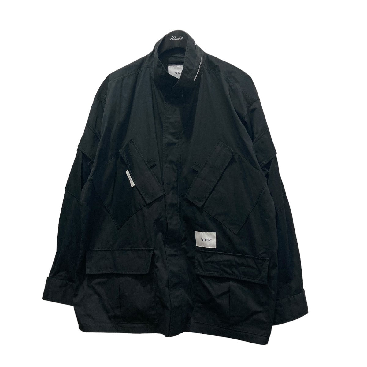 WTAPS(ダブルタップス) 22SS｢CONCEAL JACKET｣ミリタリージャケット 221BRDTJKM03 ブラック サイズ  L｜【公式】カインドオルオンライン ブランド古着・中古通販【kindal】