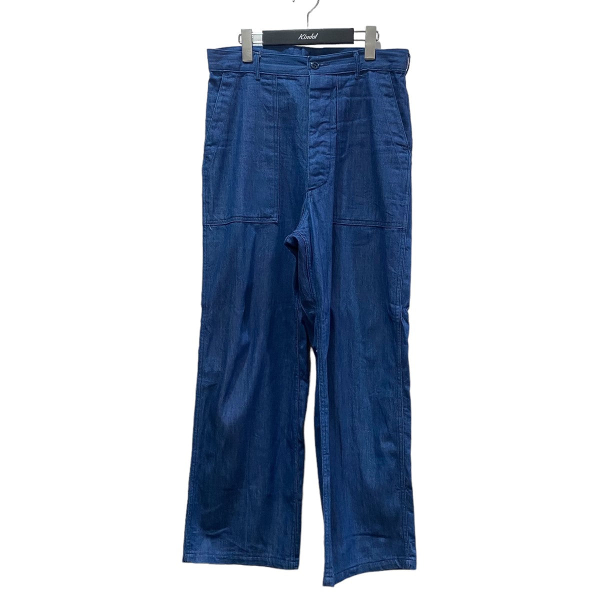 HYKE(ハイク) 21AW 「DENIM BAKER PANTS」デニムベイカーパンツ 13218 インディゴ サイズ  XL｜【公式】カインドオルオンライン ブランド古着・中古通販【kindal】