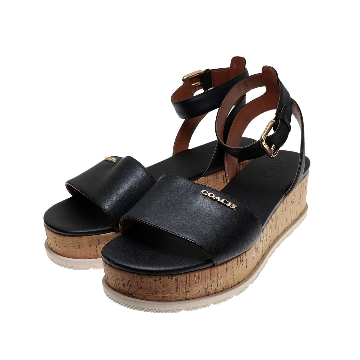 COACH(コーチ) TALULAH LTHR SANDAL　タルラサンダル　C3063 C3063 ブラック サイズ  14｜【公式】カインドオルオンライン ブランド古着・中古通販【kindal】