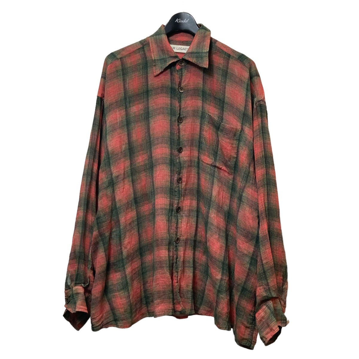 Our Legacy - Borrowed Shirt Big Lumbercheck Print｜ワイシャツ