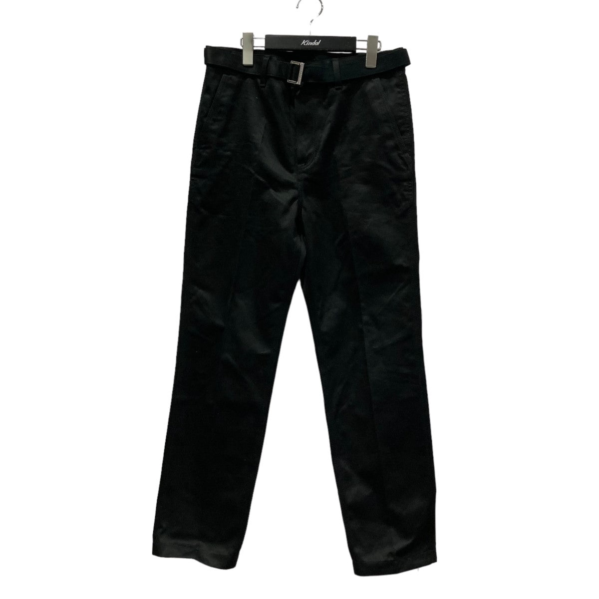 sacai(サカイ) 24SSCotton Chino Pantsベルテッドチノパンツ24-03317M 24-03317M ブラック サイズ  2｜【公式】カインドオルオンライン ブランド古着・中古通販【kindal】