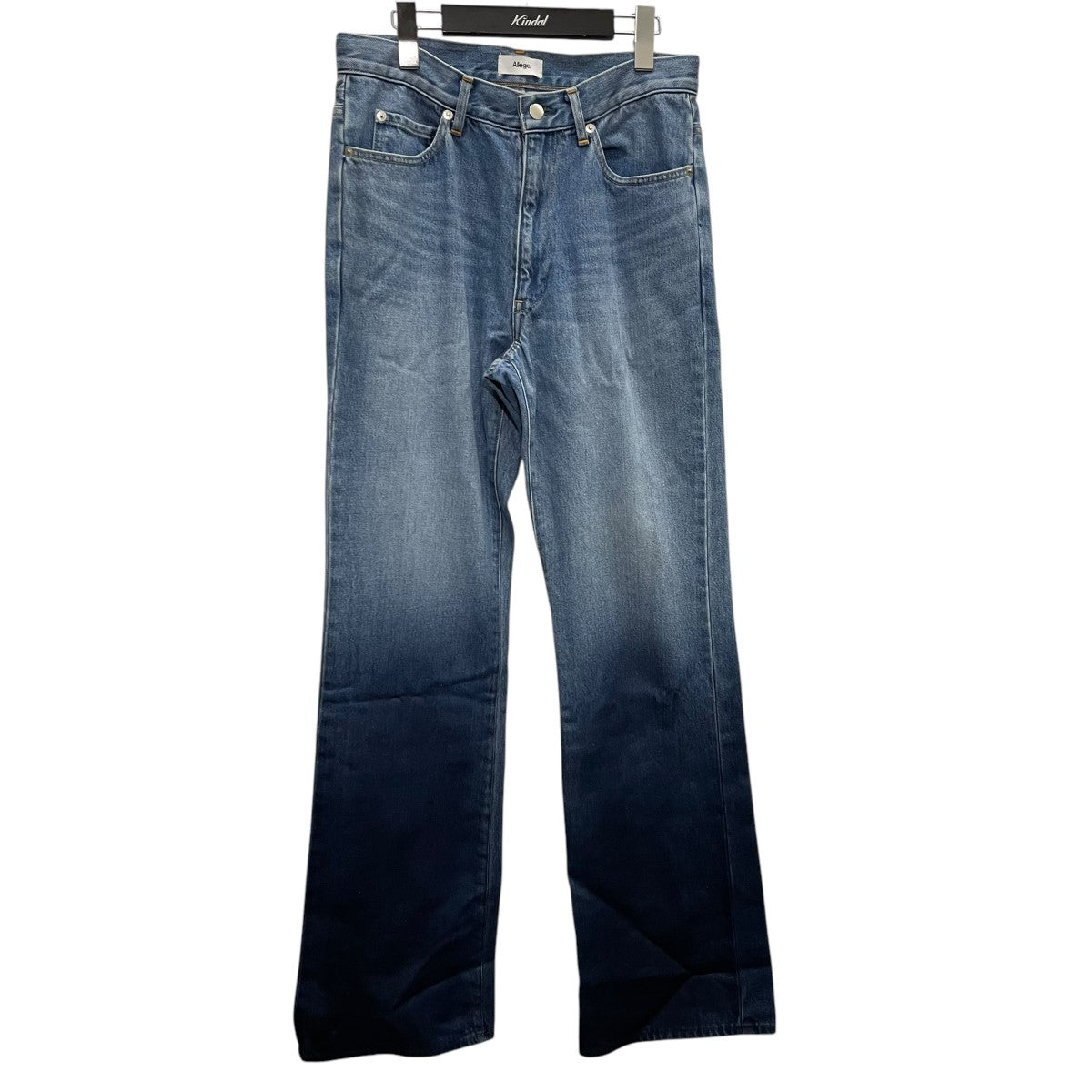 ALLEGE(アレッジ) 23AWProduct Dye Semi Flare DenimウォッシュデニムパンツAL23W-PT038  AL23W-PT038 インディゴ サイズ 2｜【公式】カインドオルオンライン ブランド古着・中古通販【kindal】