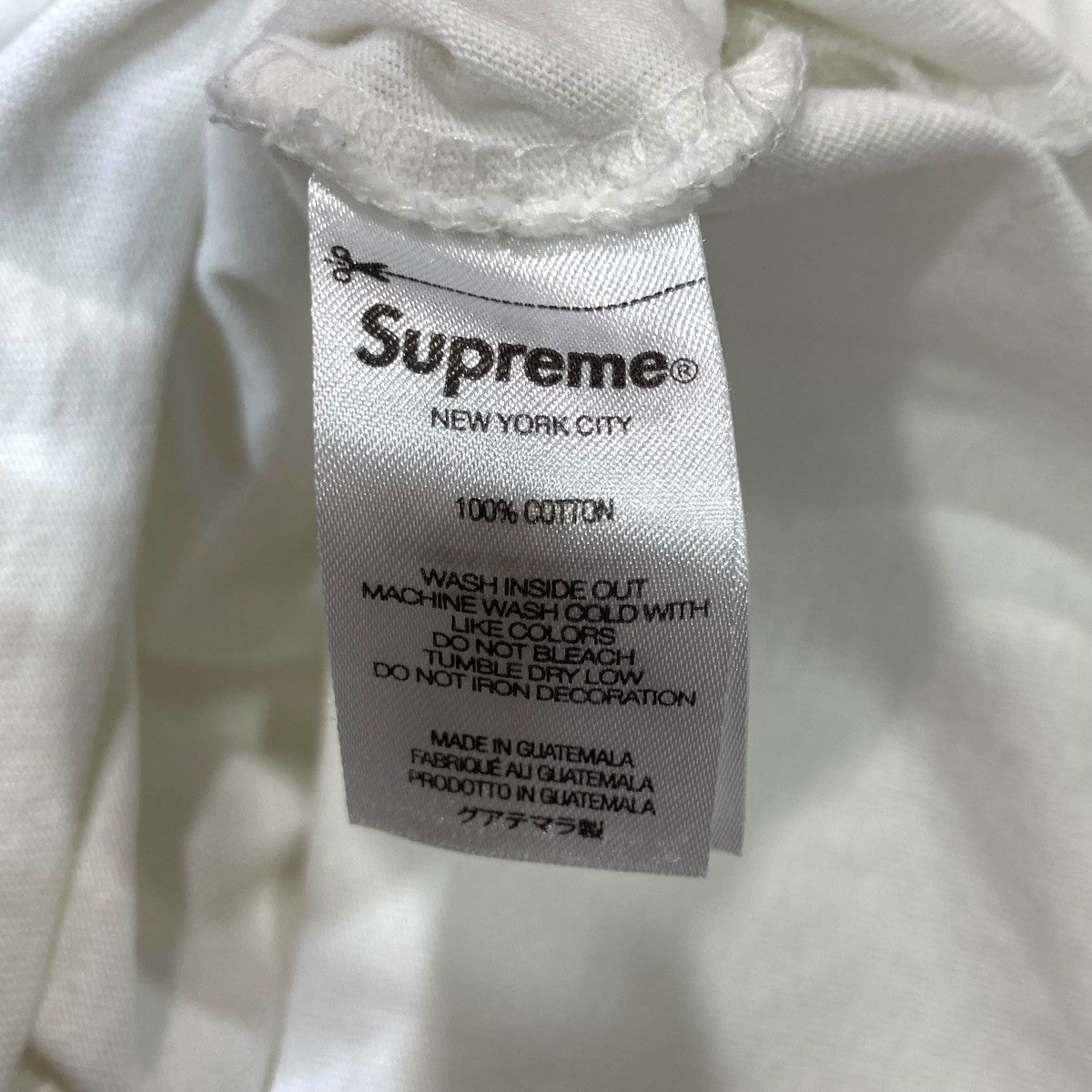 Supreme 23SSWashed Script S S TopウォッシュドスクリプトロゴTシャツ 古着・中古-7枚目のアイテム画像