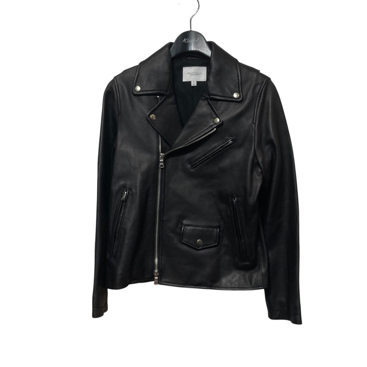 BEAUTY&YOUTH ダブルライダースジャケット BEAUTY＆YOUTH(ビューティアンドユース) ダブルライダースジャケット