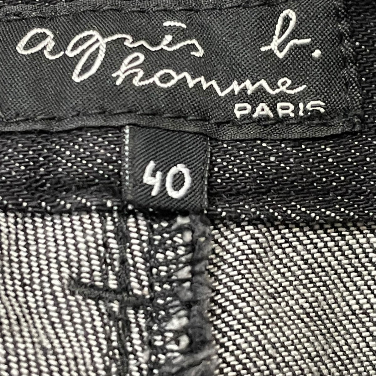 agnes b デニムパンツY808TBM4 古着・中古-6枚目のアイテム画像