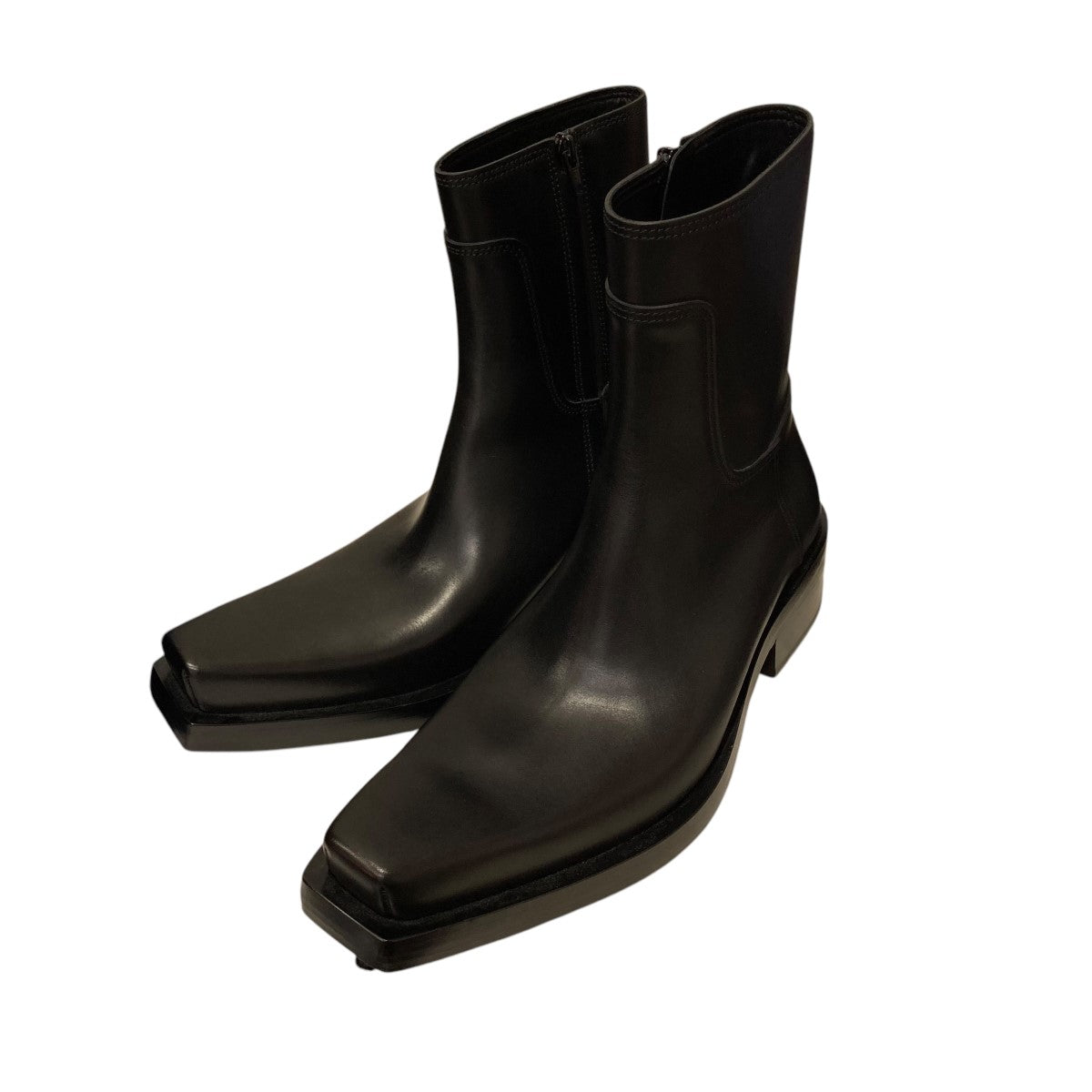 BALENCIAGA(バレンシアガ) SANTIAGO BOOTIEサイドジップレザーブーツ 