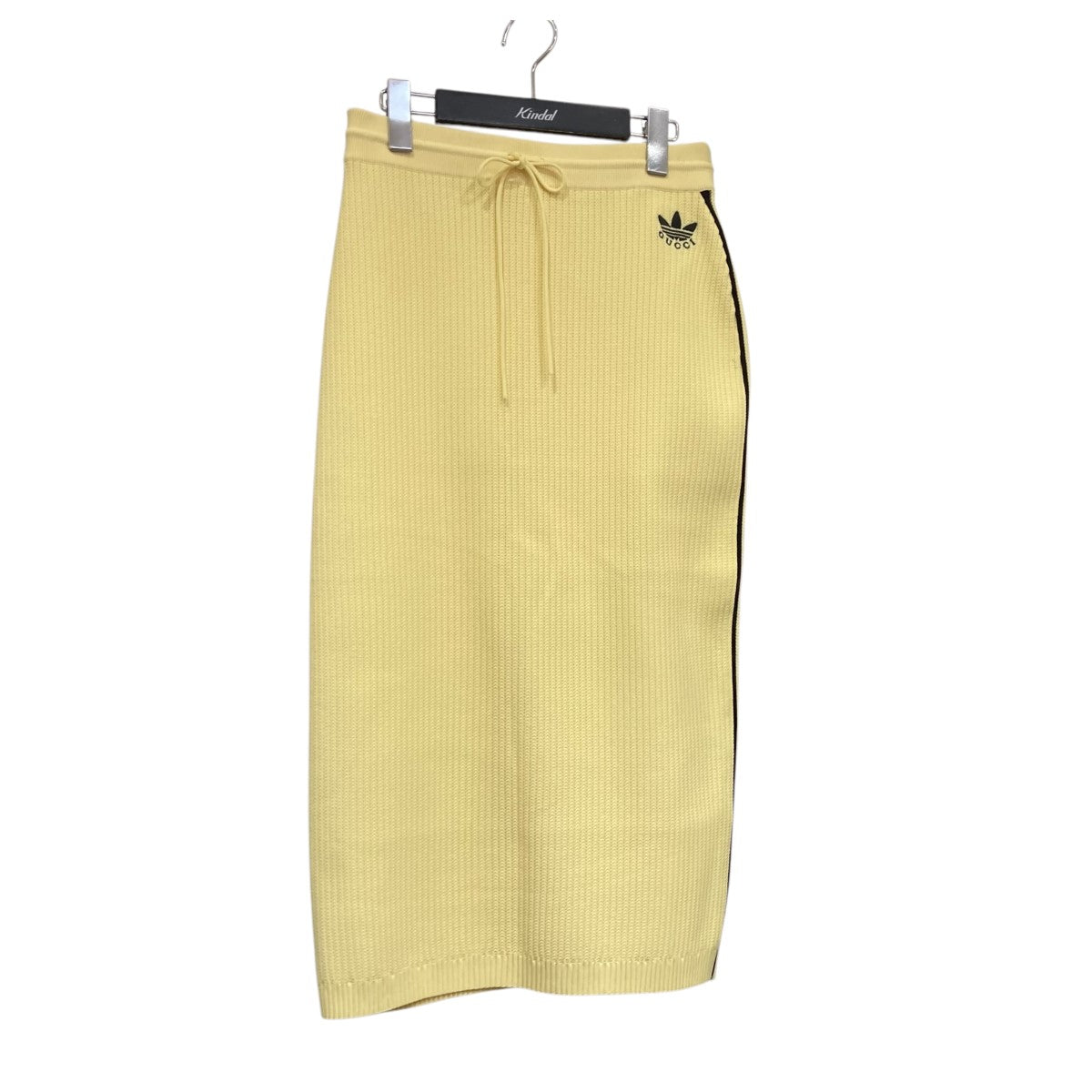 GUCCI×adidas サイドラインニットスカート697710 697710 イエロー  