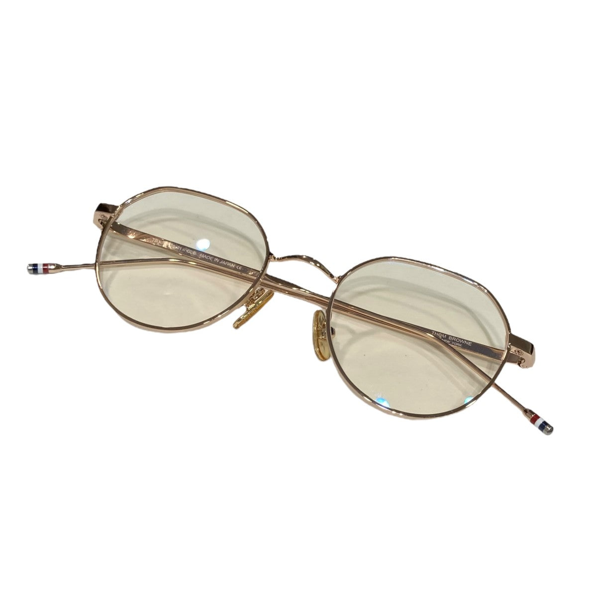 Thom Browne(トム・ブラウン) 眼鏡TBX914-48-01 TBX914-48-01 ゴールド