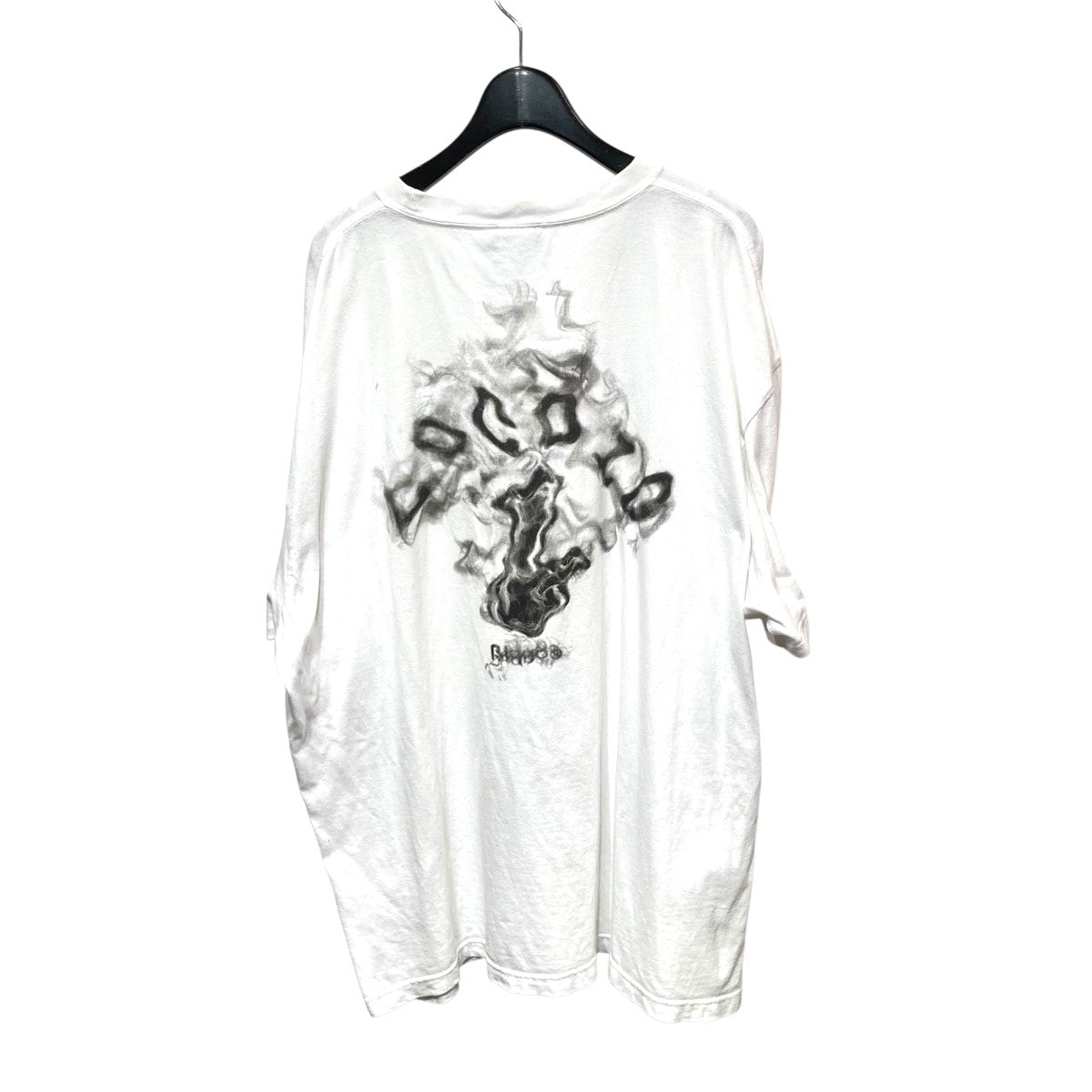 COCOLO(ココロ) バックスモークプリントTシャツ ホワイト サイズ