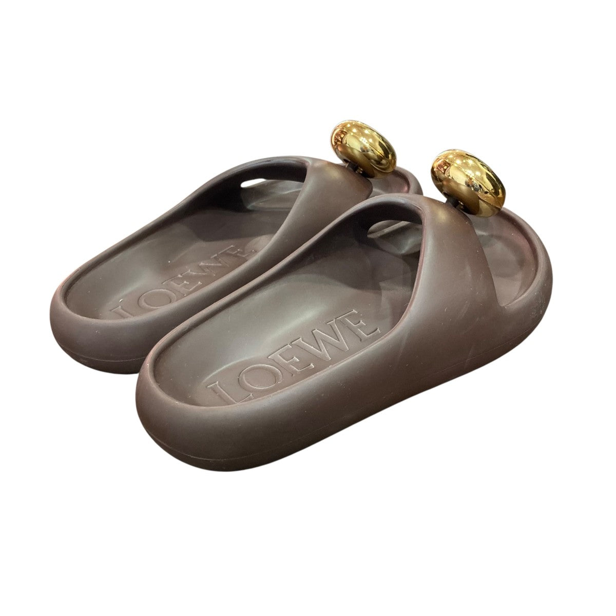 LOEWE フォーム ペブル サンダル 古着・中古-2枚目のアイテム画像