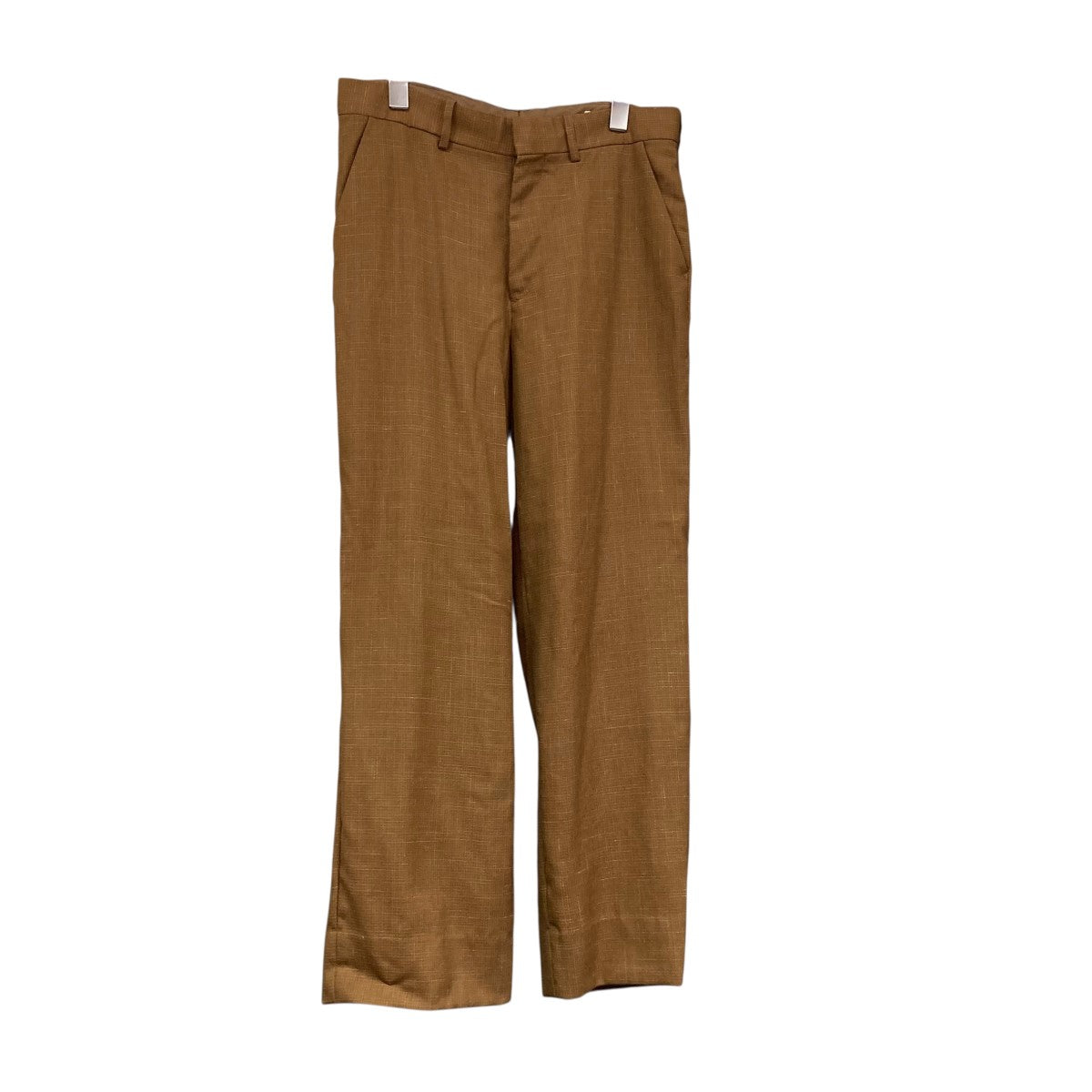 AURALEE BROWN スラックス Auralee Light Wool Max Gabardine Pants in Top Brown Curated