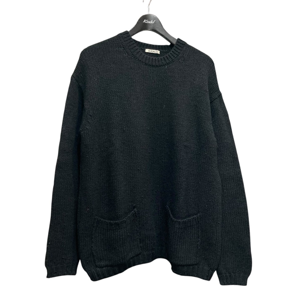 AURALEE(オーラリー) 22AWWOOL FELT YARN KNIT P Oウールニット