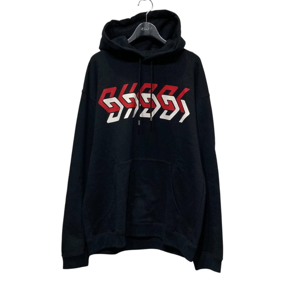 GUCCI(グッチ) ミラーロゴプリントプルオーバーパーカー681210 681210 